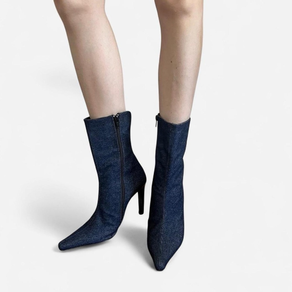 Vintage Y2K denim boots